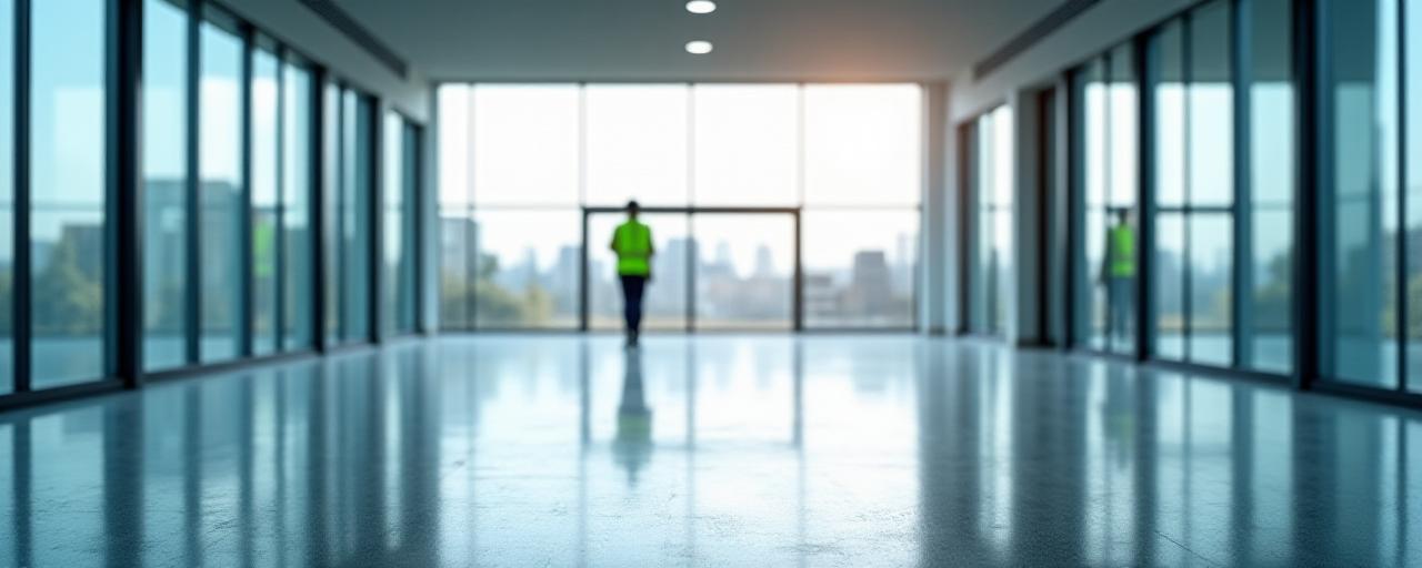 Post-construction site during handover